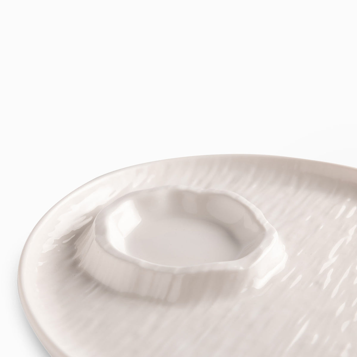 Plato con salsera zen 25cm