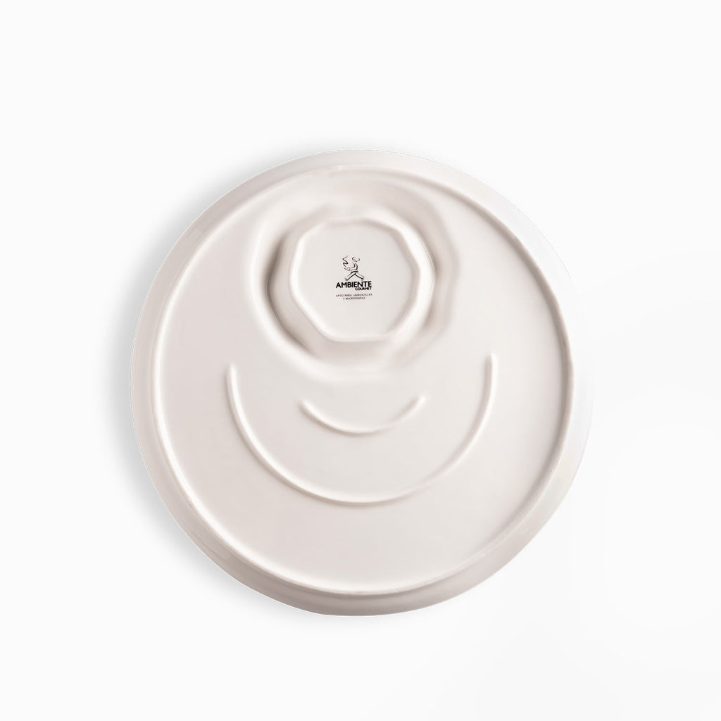 Plato con salsera zen 25cm