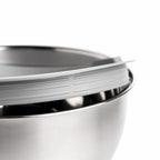 Bowl acero inoxidable tapa y base silicona 12.5x22cm