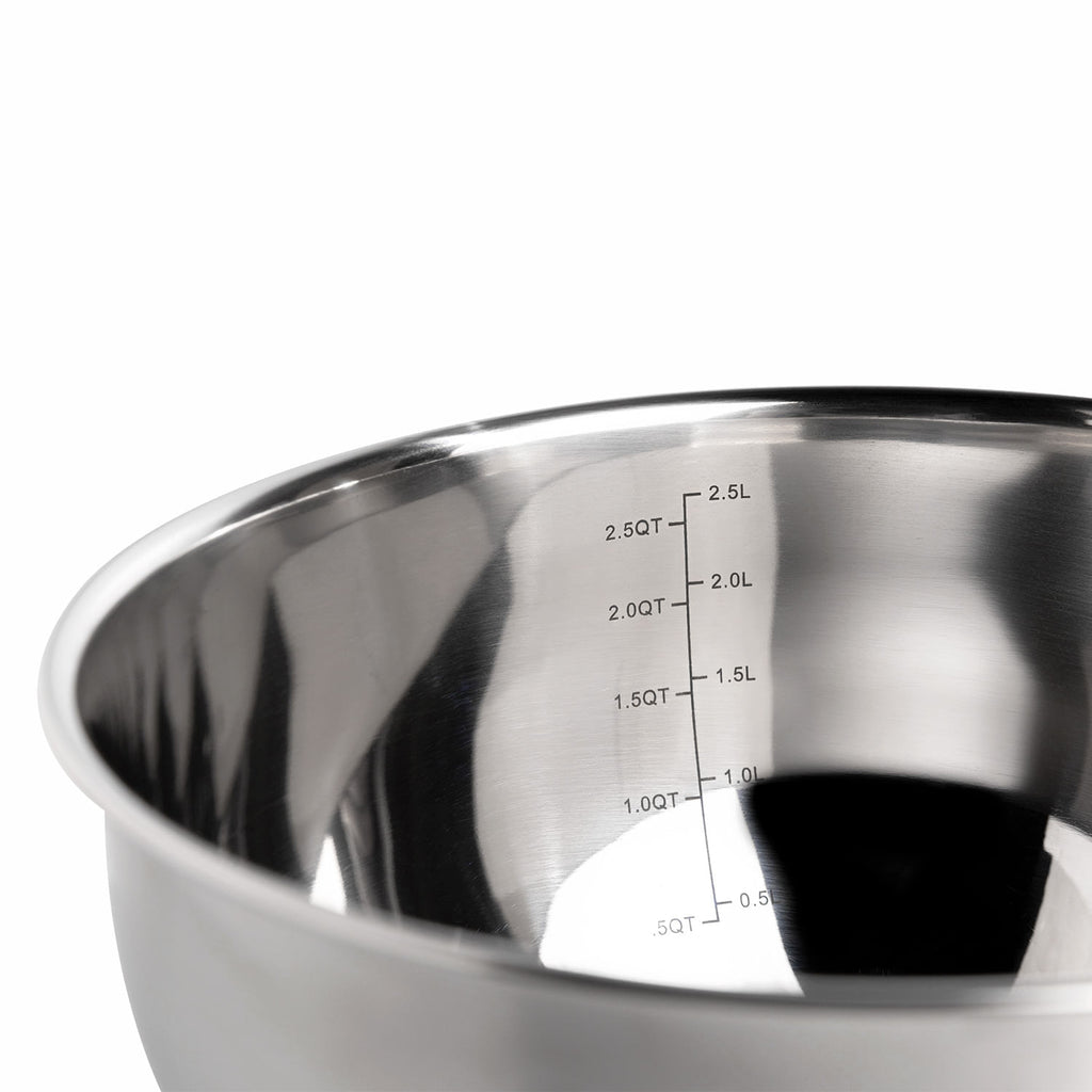 Bowl acero inoxidable tapa y base silicona 12.5x22cm