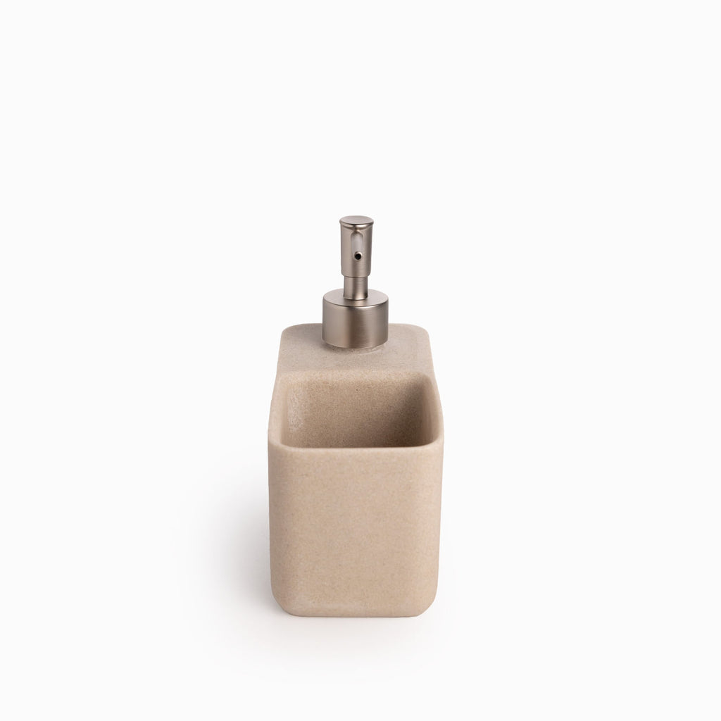 Dispensador jabón lavaplatos beige