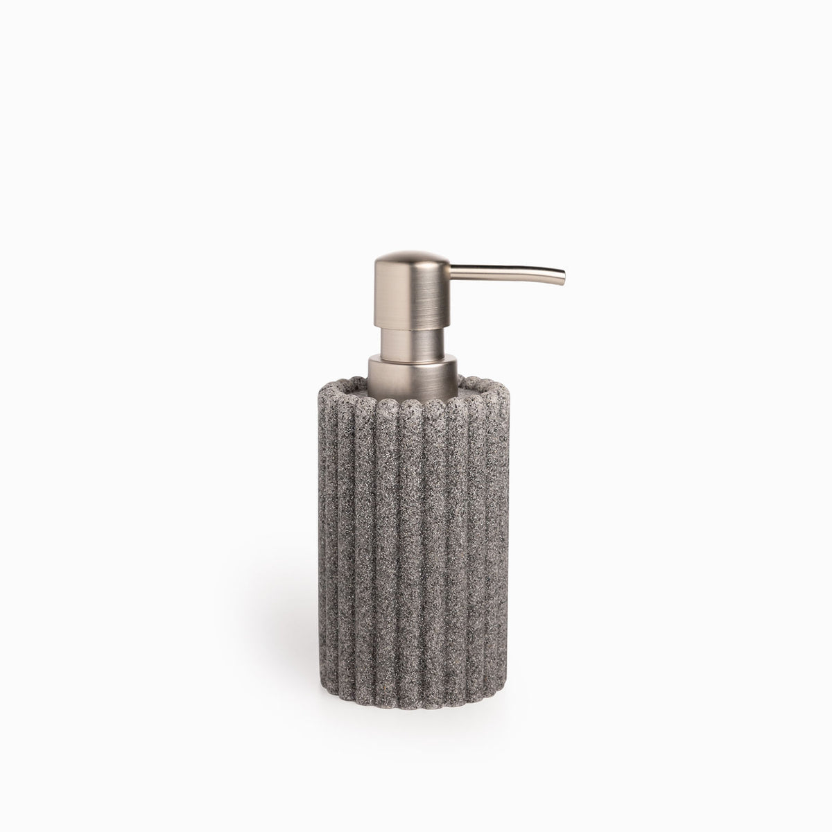 Dispensador de jabón rayas gris