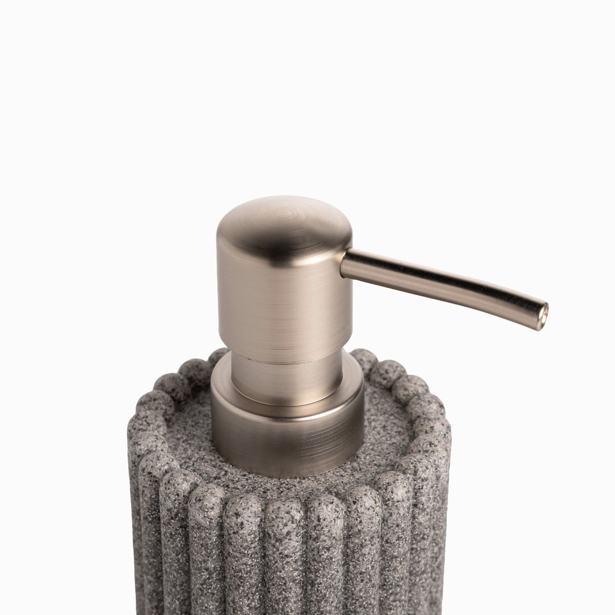 Dispensador de jabón rayas gris