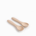 Cubiertos infantiles silicona set x2