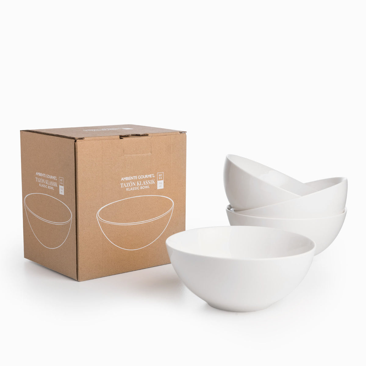 Tazón Klassik 16cm set x4