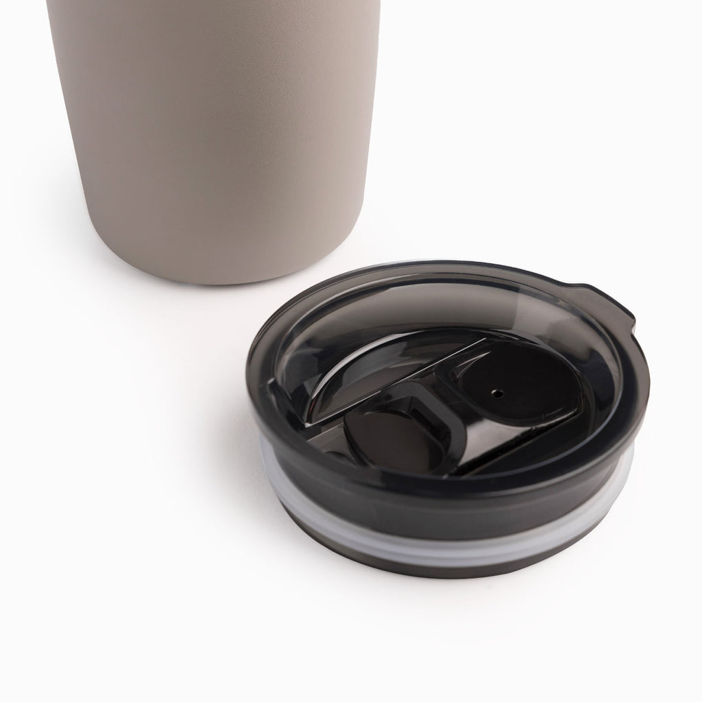 Vaso doble pared en acero gris 320ml