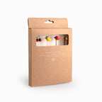 Cucharas de vidrio frutas set x4