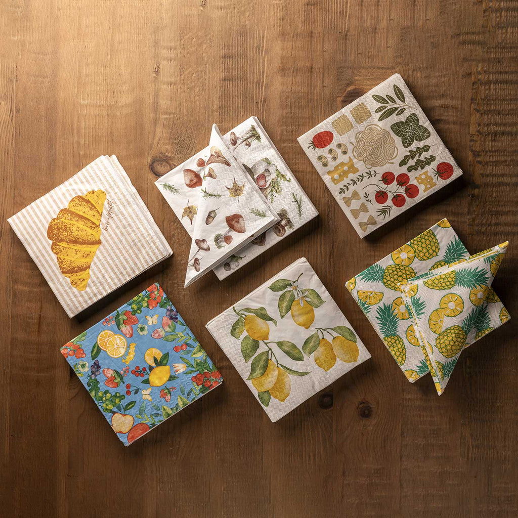 Servilletas limones set x20