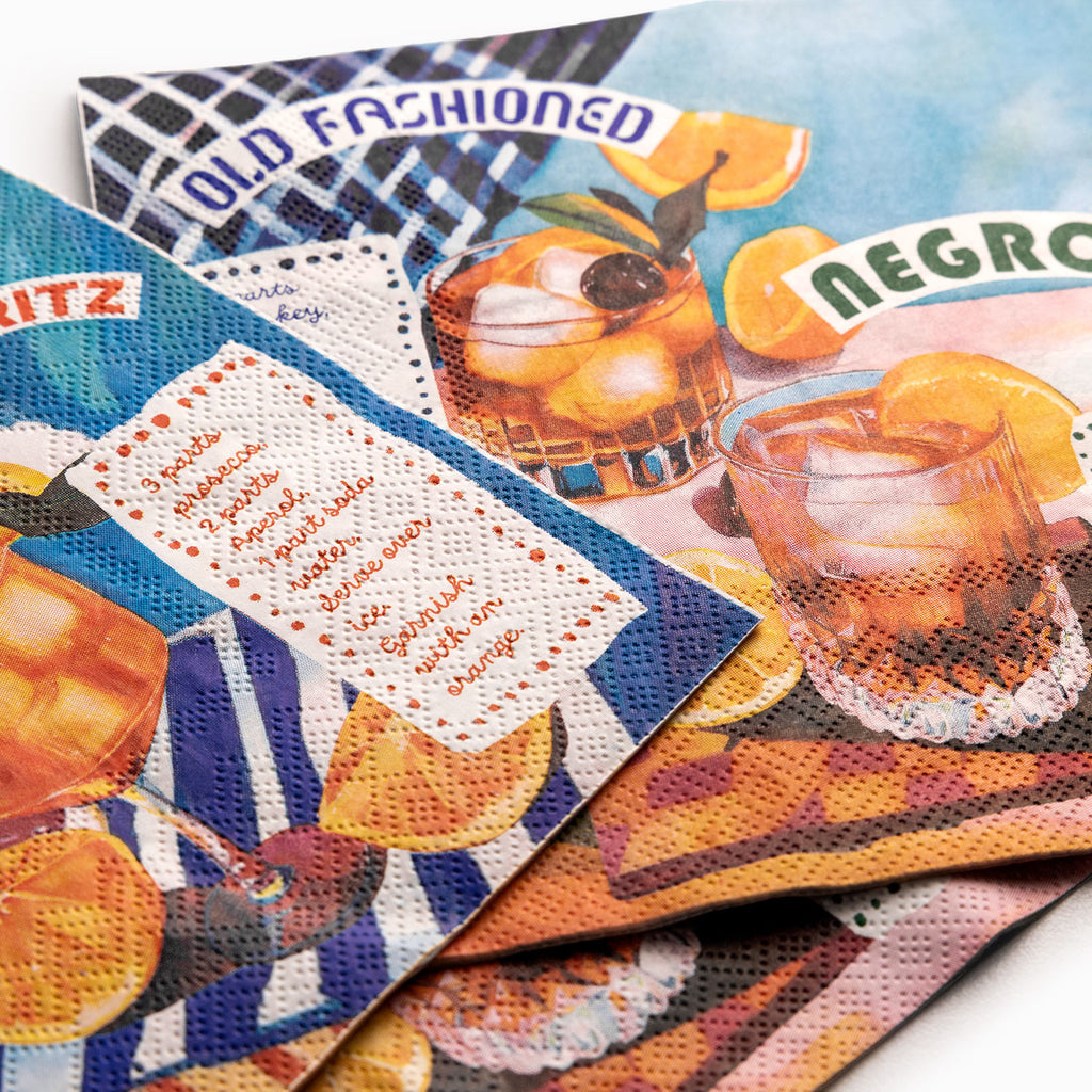 Servilletas cocteles set x20