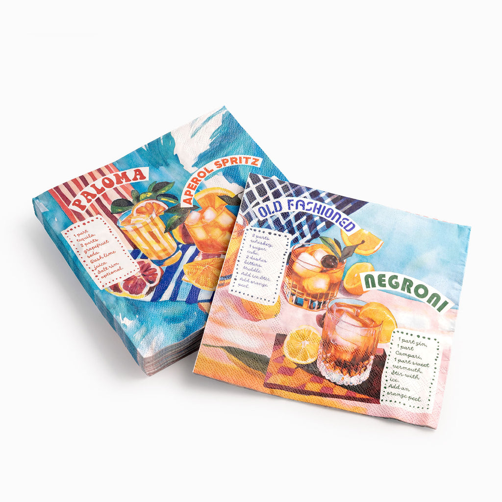 Servilletas cocteles set x20