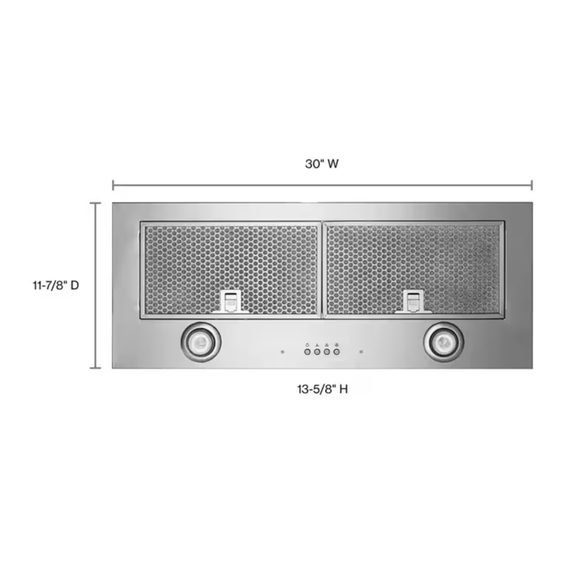 EXTRACTOR DE HUMO 30'' TIPO CANOPY WHIRLPOOL