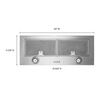 EXTRACTOR DE HUMO 30'' TIPO CANOPY WHIRLPOOL