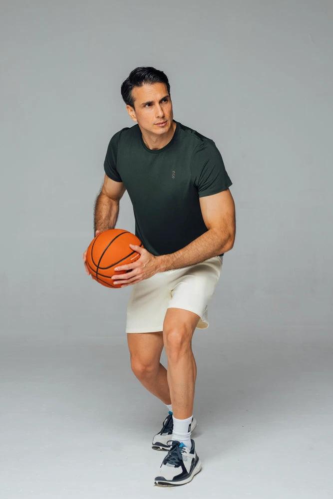 Camiseta 2s Style & Sport Mangas Cortas Lisa Deportivo para Caballeros by 2s Style & Sport
