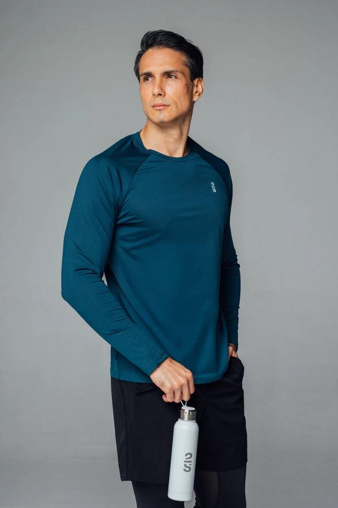 Camiseta 2s Style & Sport Mangas Largas Lisa Para Caballeros by 2s Style & Sport