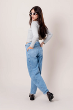 JEANS BALLOON FIT E-M 7276.