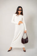 VESTIDO SLIM FIT LARGO B-M 7525.