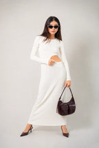 VESTIDO SLIM FIT LARGO B-M 7525.