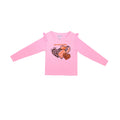 Camiseta Aeropostale Mangas Largas Corazones para Niñas