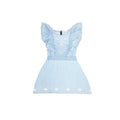 Vestido Aeropostale Mangas Cortas Bordado Nina
