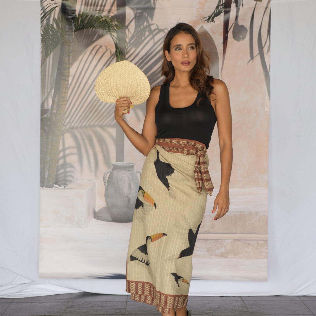 Pareo Sarong 004 – Tropical Birds