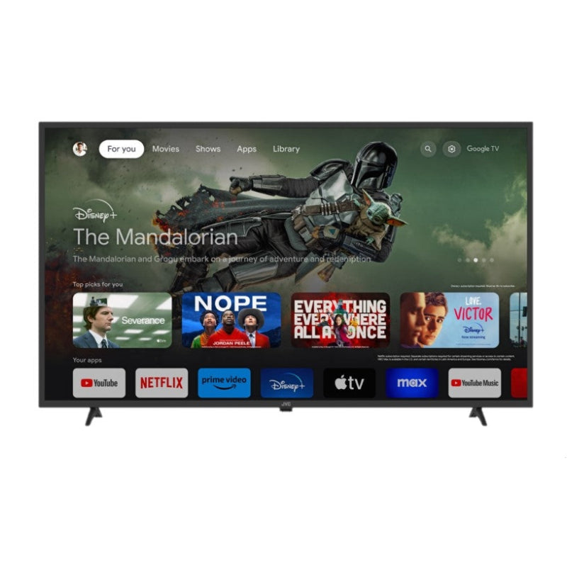 TELEVISOR 86'' 4K QLED HDR UHD GOOGLE TV JVC