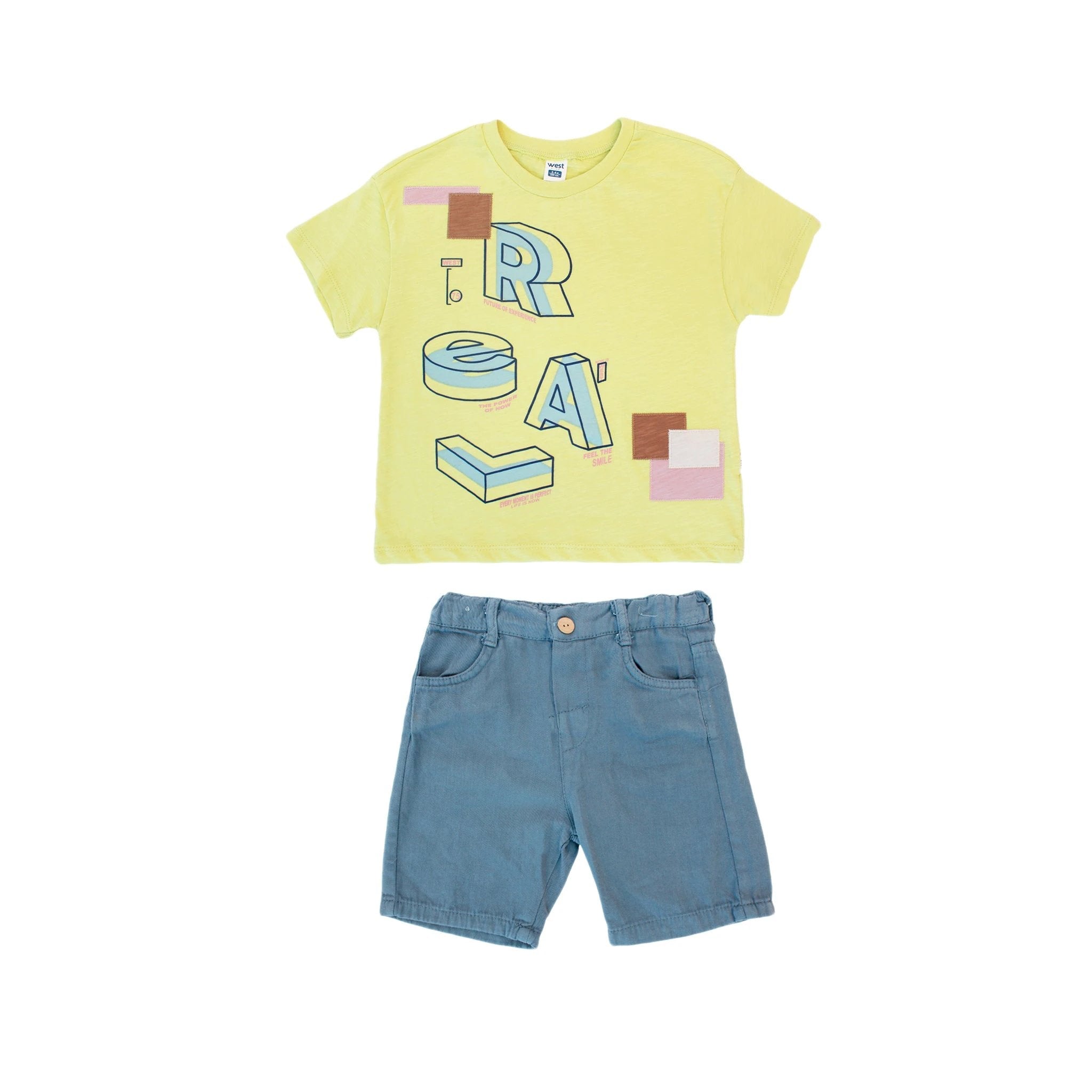 Conjunto Tiny Tots Mangas Cortas Estampado 2 Piezas Para Niños by Tiny Tots