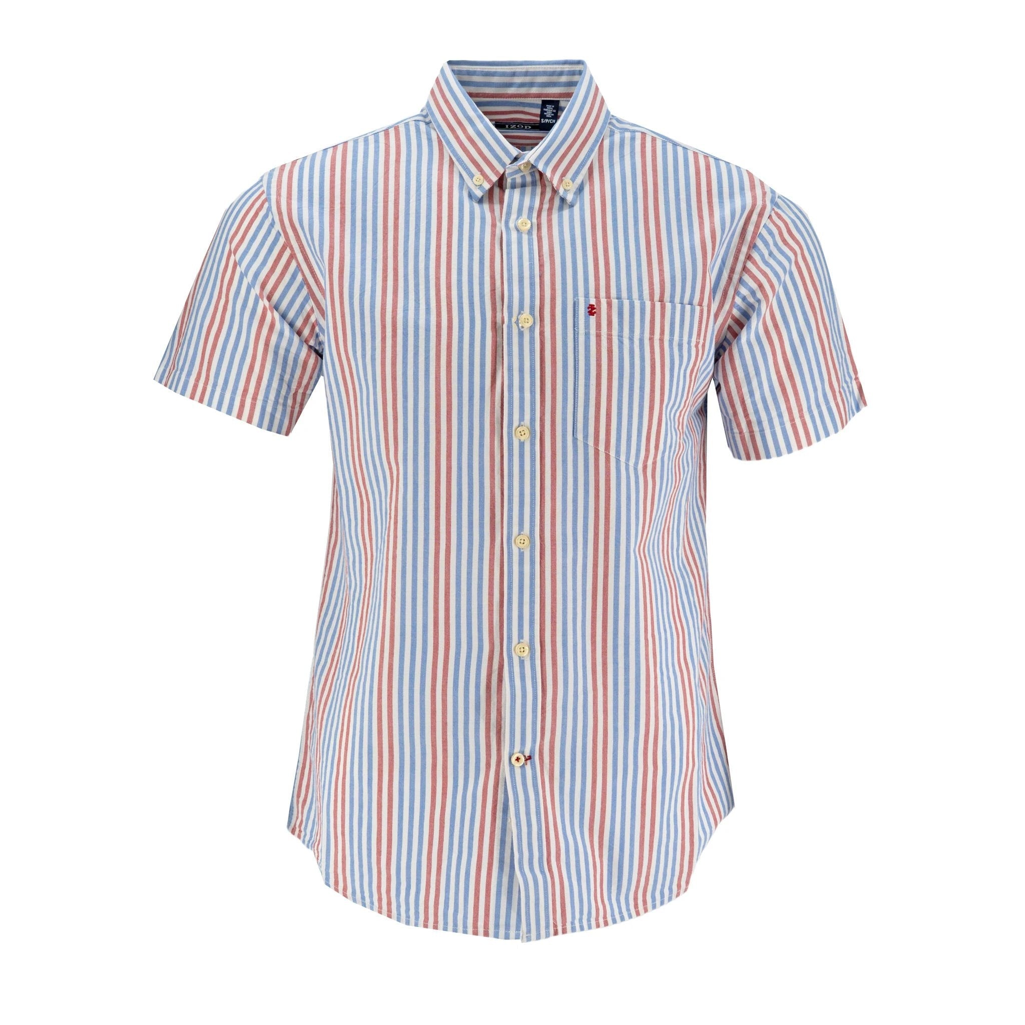Camisa Izod Mangas Cortas Rayas Para Caballeros by Izod