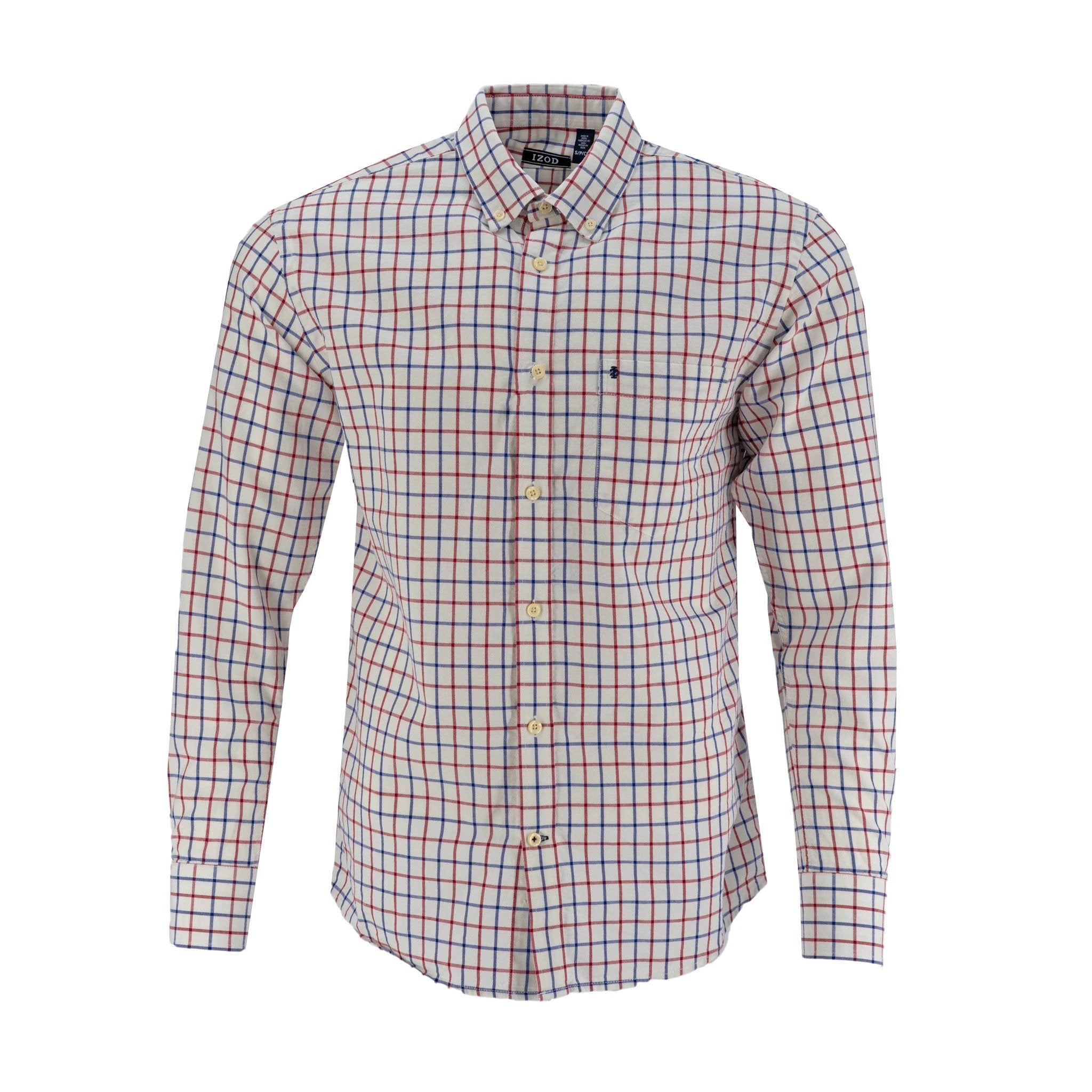 Camisa Izod Mangas Largas Cuadros Para Caballeros by Izod