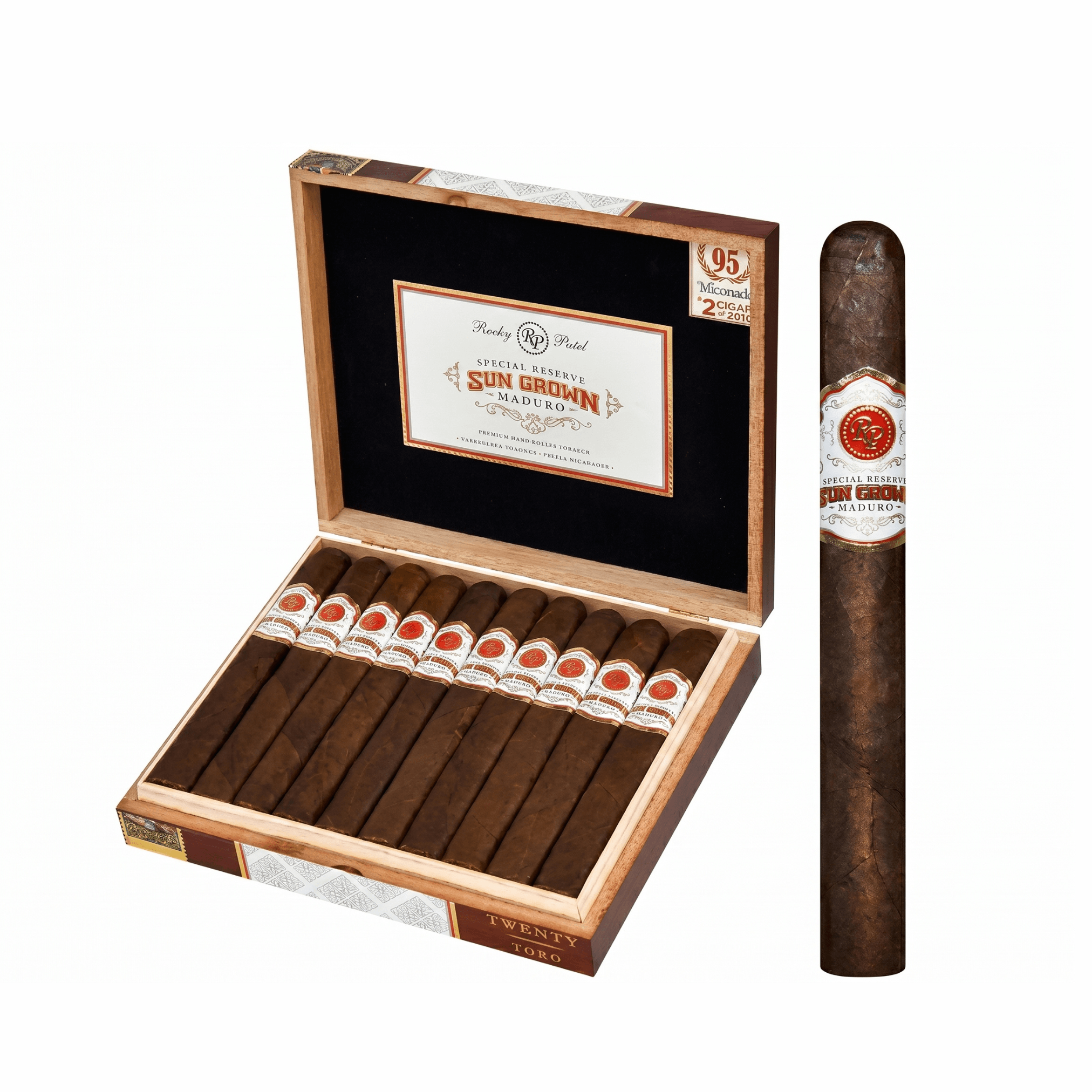 Rocky Patel Sun Grown Maduro Toro de 20