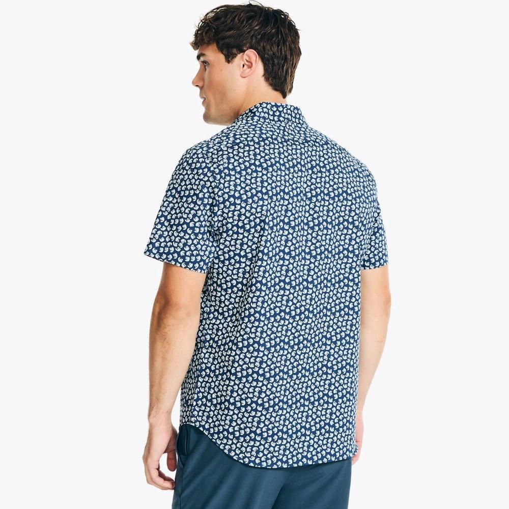 Camisa Nautica Mangas Cortas Estampada Para Caballeros by Nautica