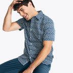 Camisa Nautica Mangas Cortas Estampada Para Caballeros by Nautica