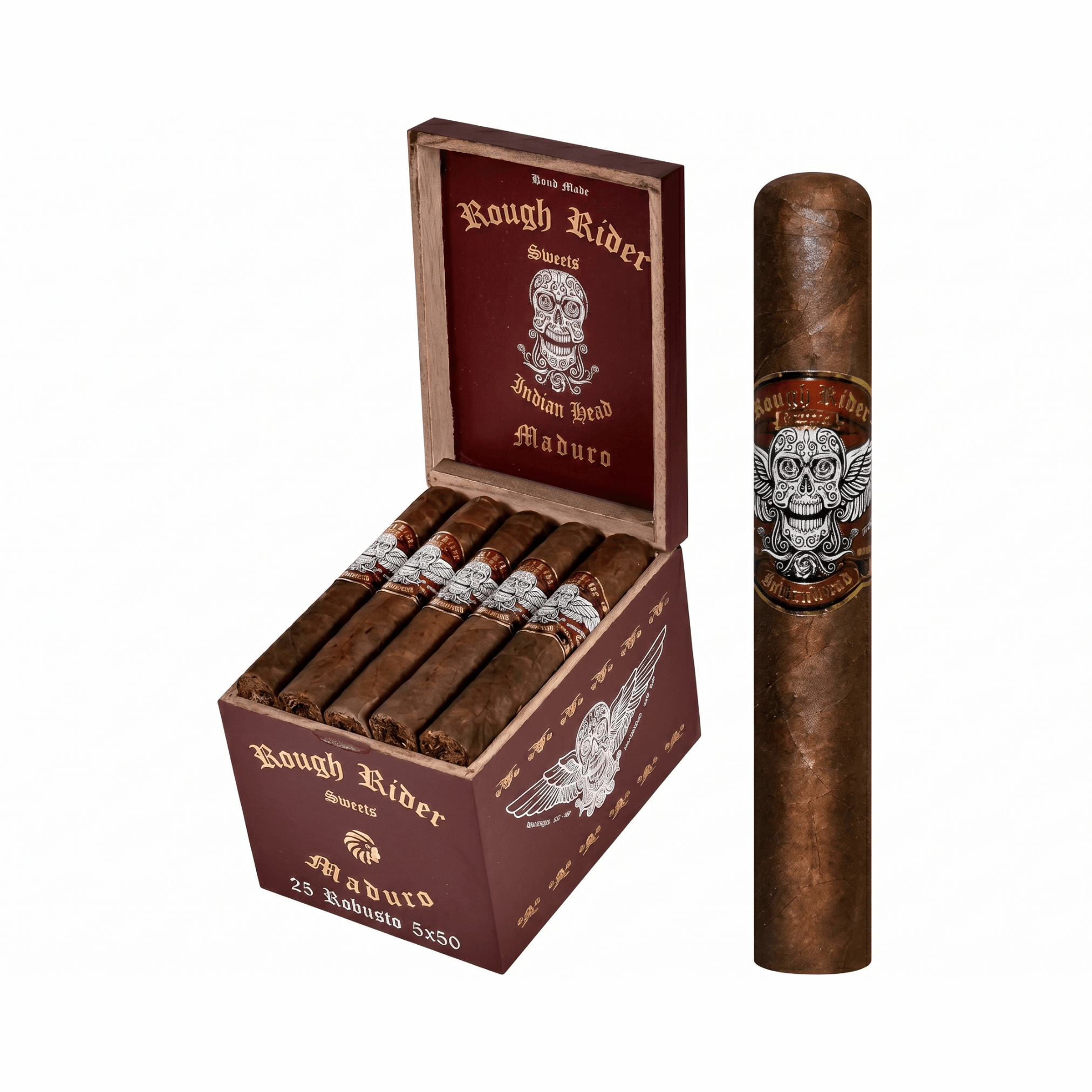 Rough Rider Maduro Robusto de 25
