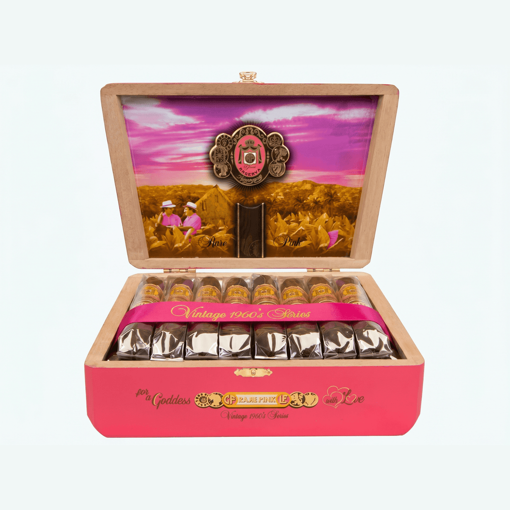 Arturo Fuente Rare Pink Vintage 1960's Series Happy Ending de 10