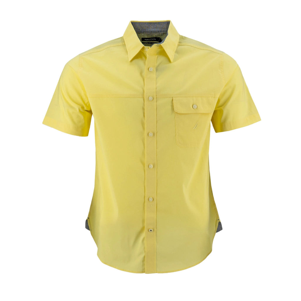 Camisa Nautica Mangas Cortas Lisa P/ Caballeros by Nautica