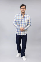 Camisa Nautica Mangas Larga Cuadros P/ Caballeros 36900W by Nautica