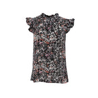 Blusa Posh Mangas Cortas Print para Damas