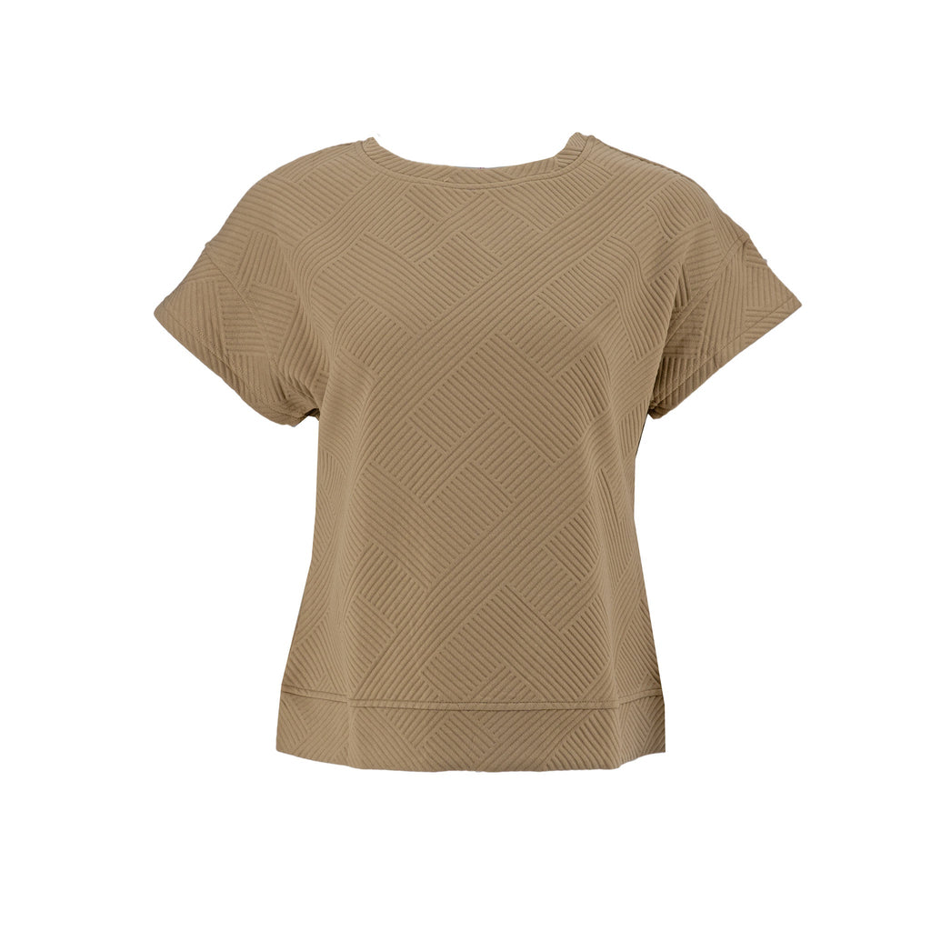 Blusa Posh Mangas Cortas Lisa para Damas