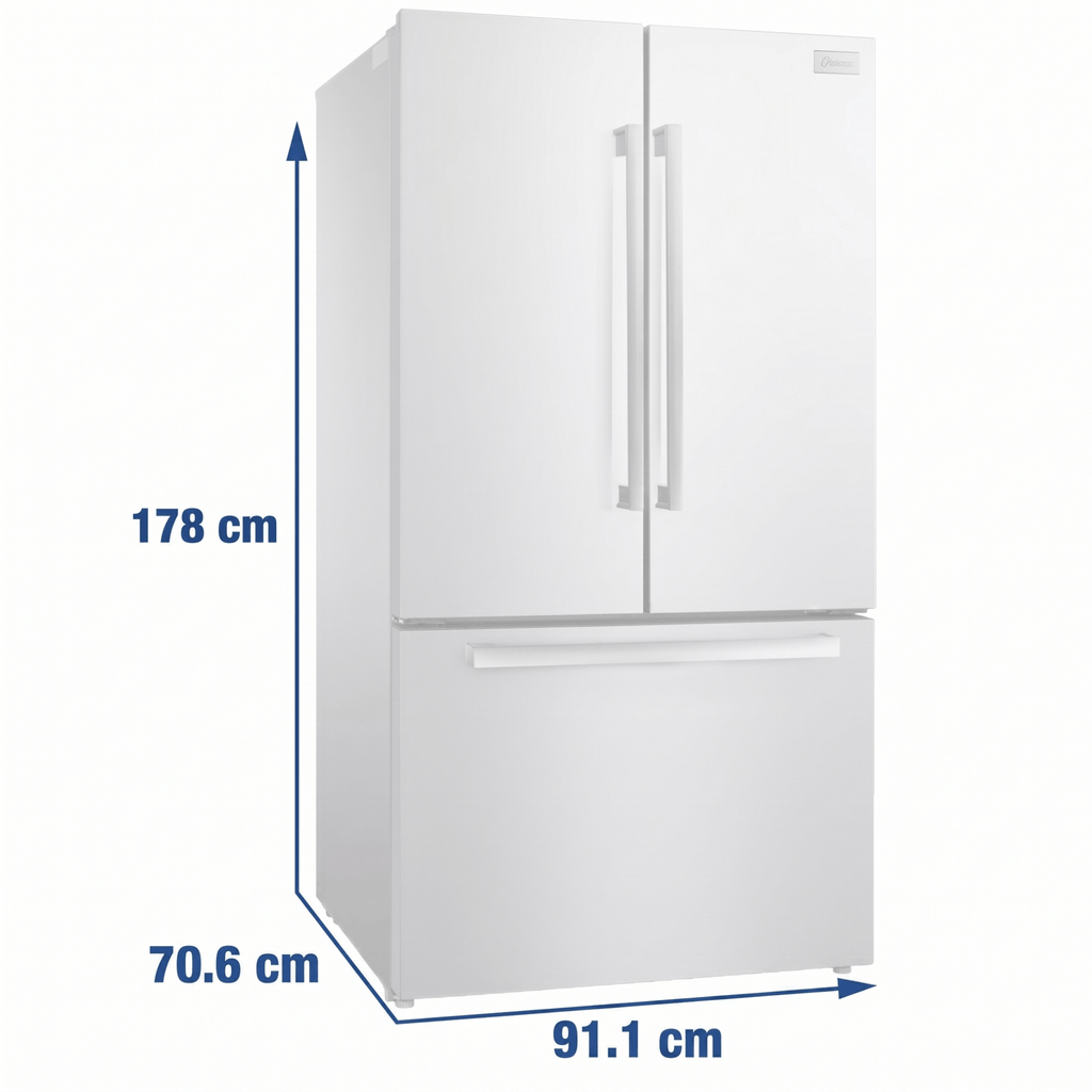 Nevera French Door Oster M/OS-FDNFS1702EVDI 17 cu.ft. No Frost Inverter Acero