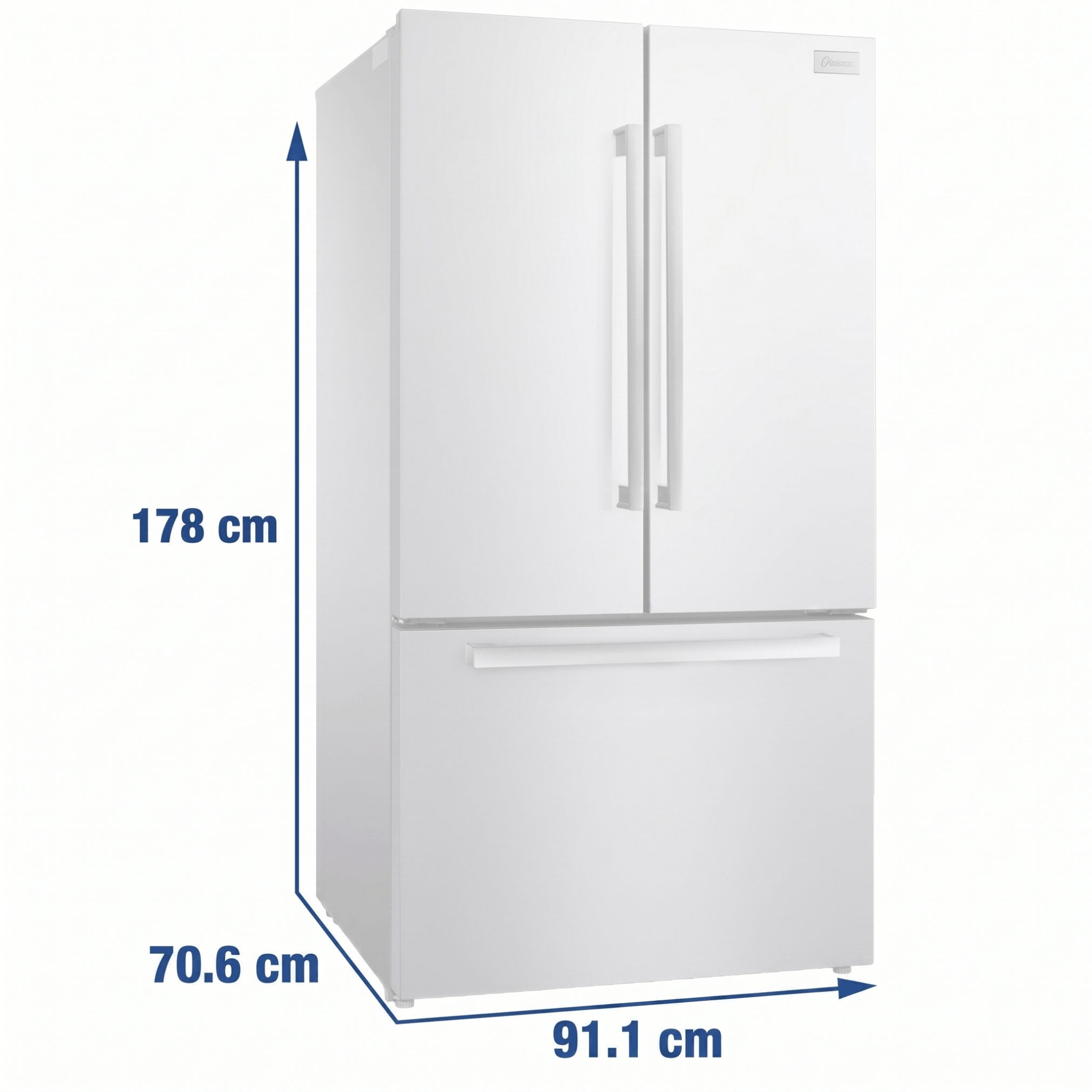 Nevera French Door Oster M/OS-FDNFS1702EVDI 17 cu.ft. No Frost Inverter Acero