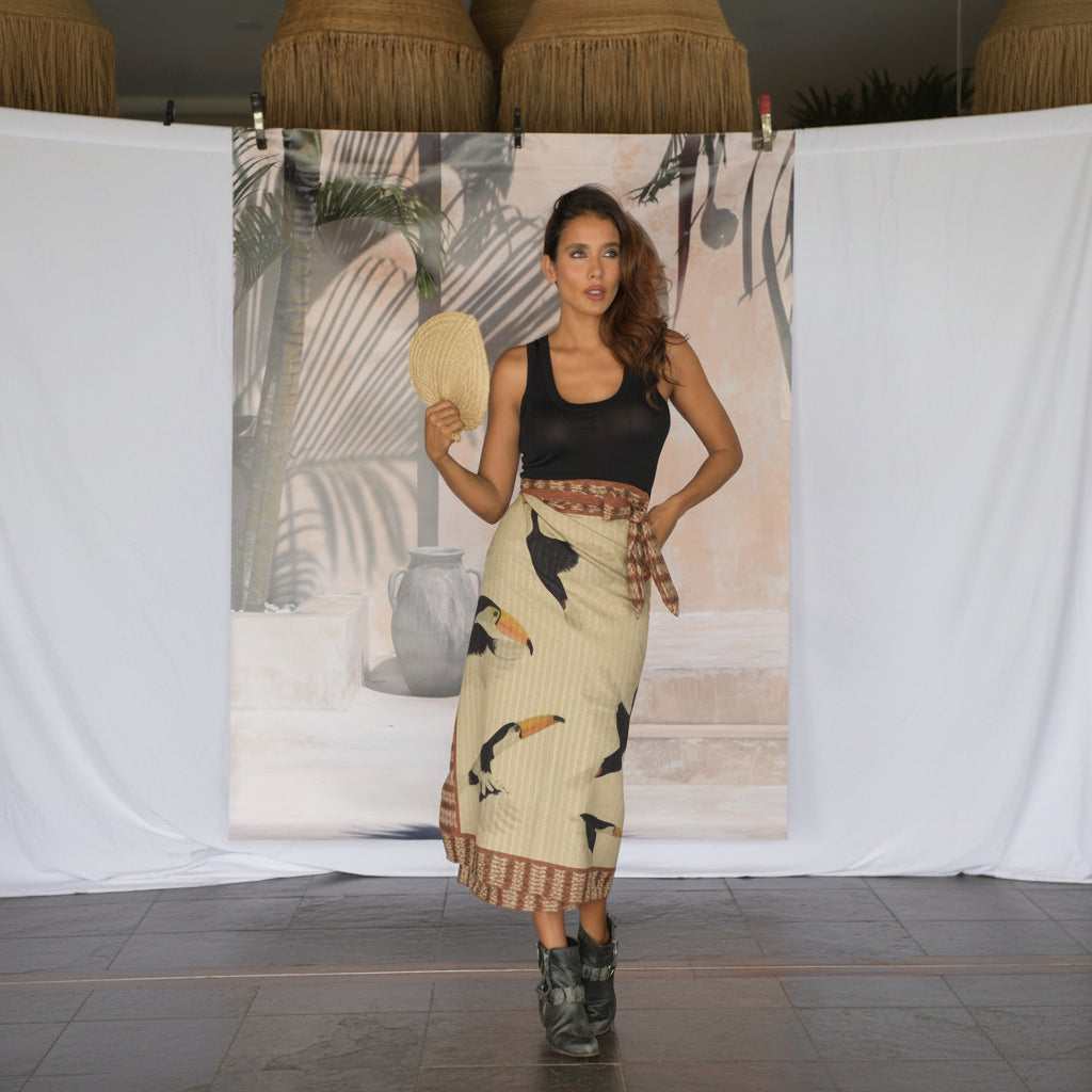 Pareo Sarong 004 – Tropical Birds