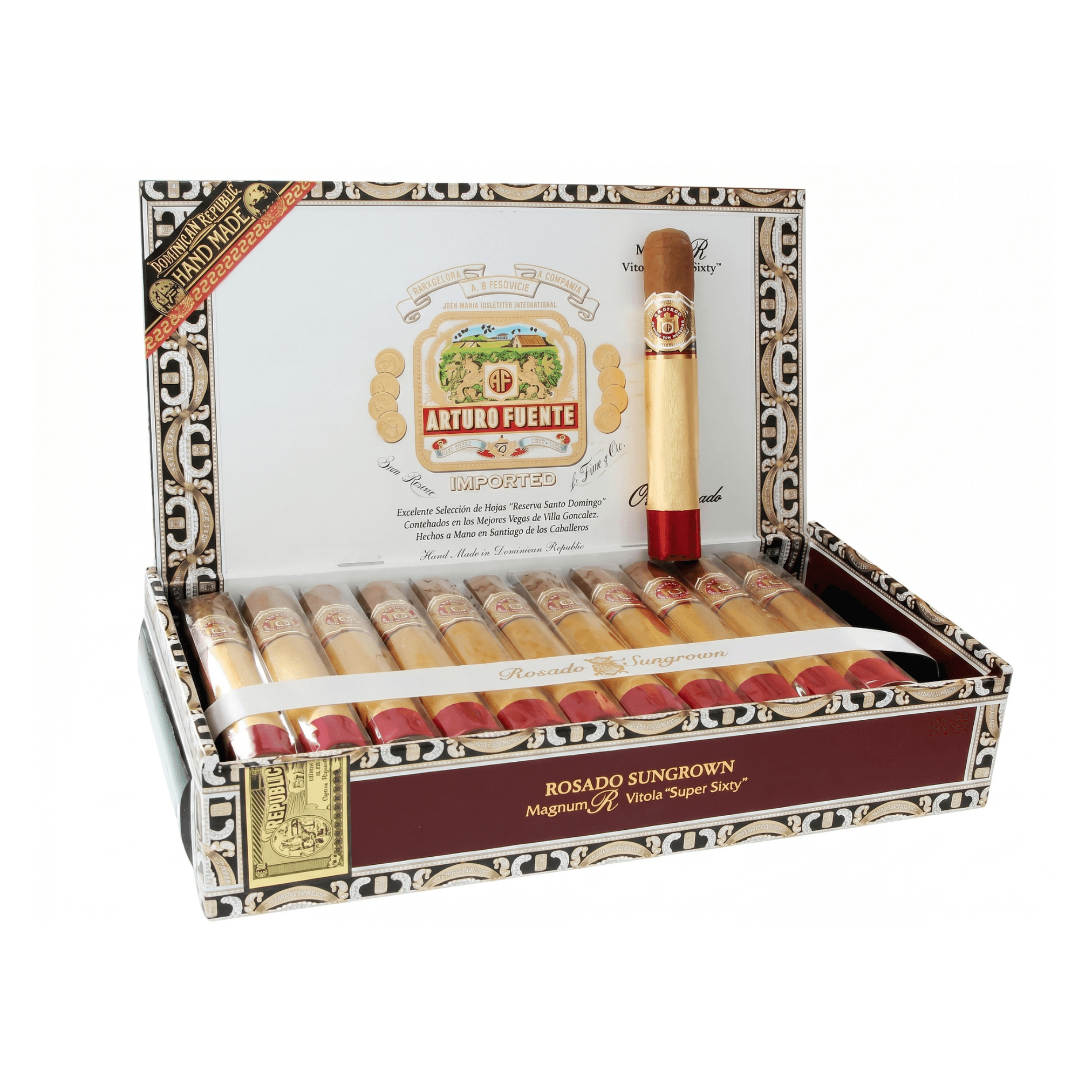 Arturo Fuente Rosado Sungrown Magnum R Vitola Super Sixty - 60 de 24