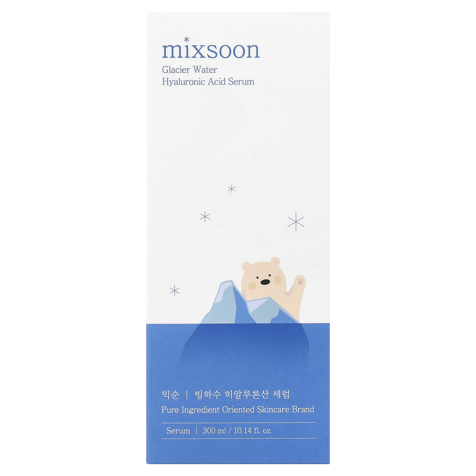 Sérum Facial MIXSOON Glacier Water con Ácido Hialurónico Hidratante 300ml
