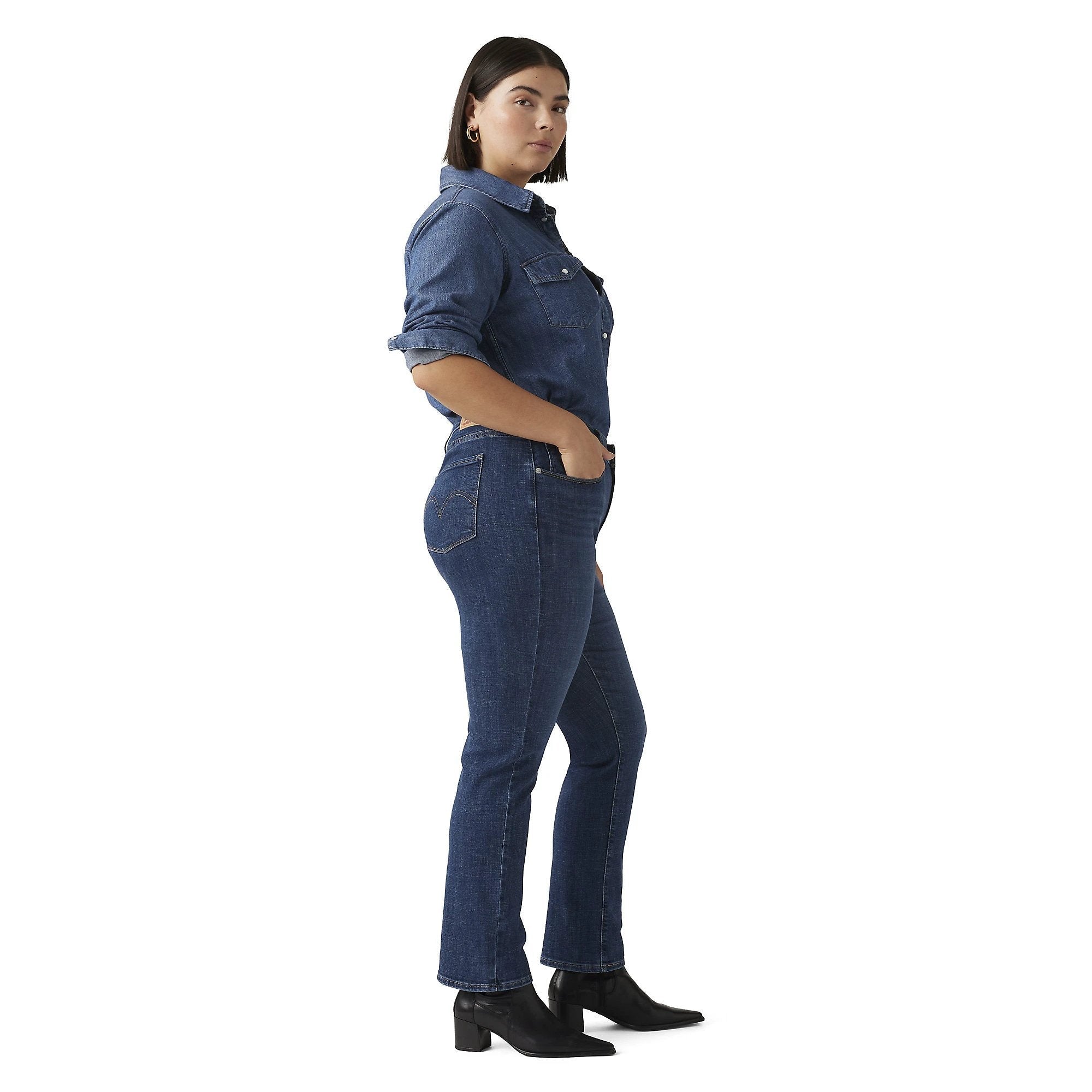 Pantalones Jeans Levis Classic Straight Para Damas by Levis