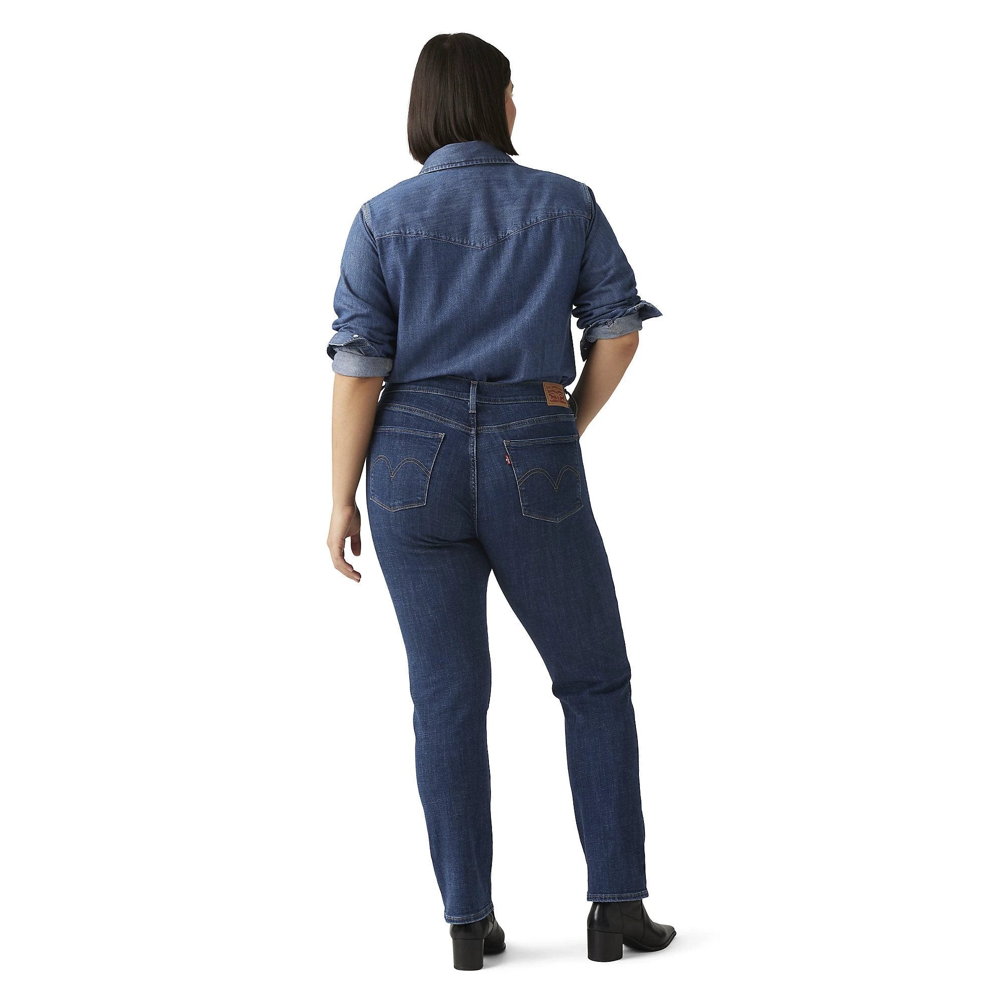 Pantalones Jeans Levis Classic Straight Para Damas by Levis