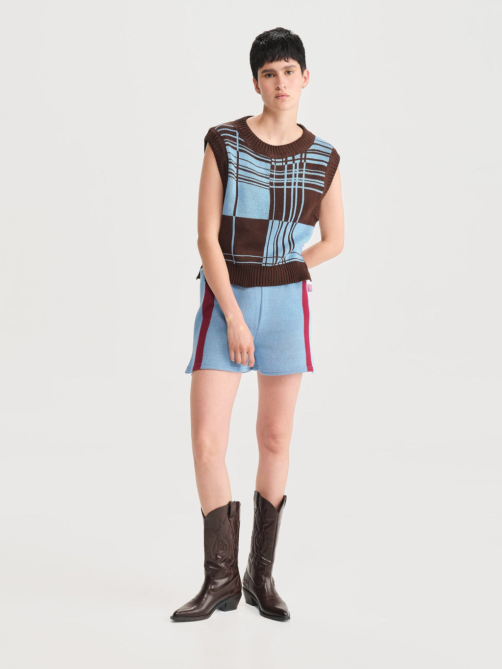 Chalecos y sweaters, color/material rayas, marca Maglione – vista 3