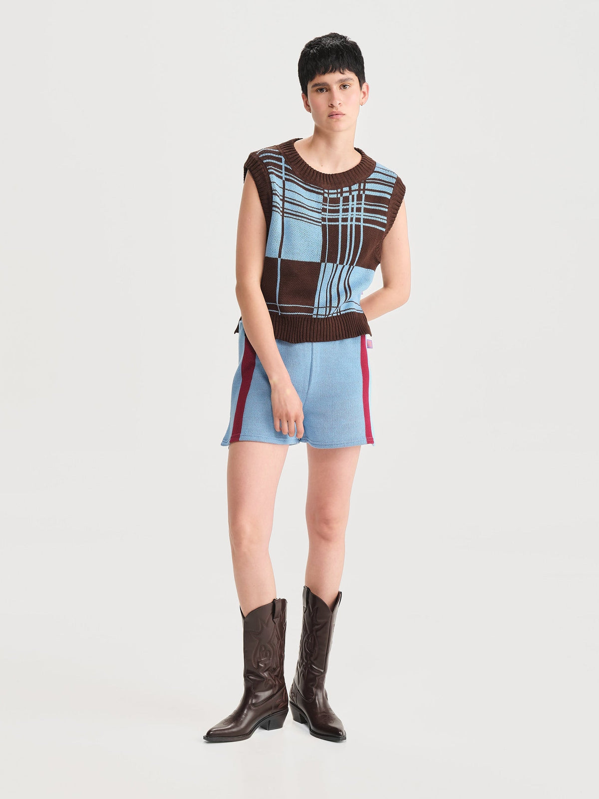 Chalecos y sweaters, color/material rayas, marca Maglione – vista 3