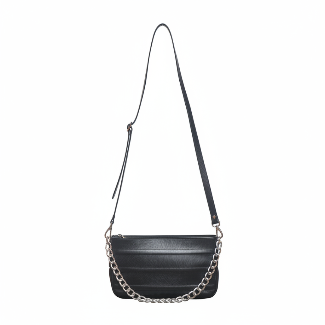 Bolso manos libres Silver CHAIN Negro