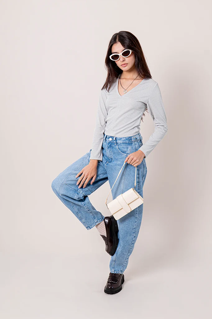 JEANS BALLOON FIT E-M 7276.