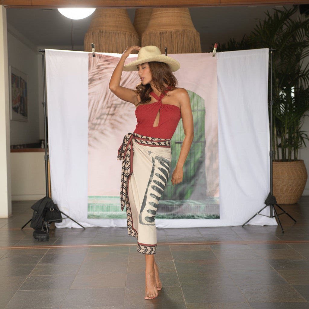 Pareo Sarong 014 – Botanical Form
