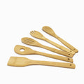 Utensilios en bambú set x5